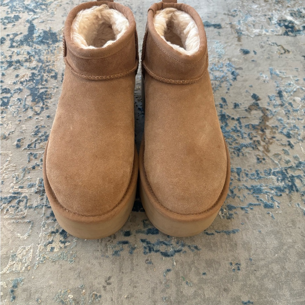 UGG Tan Ankle Boots